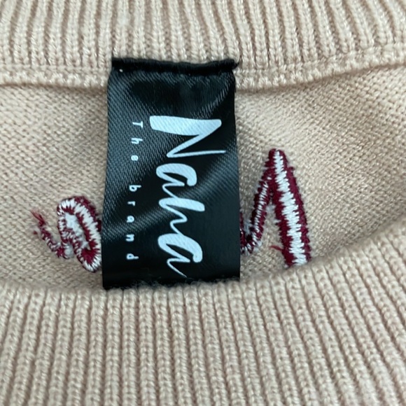 NaNa the Brand Flowers Crewneck Sweater NWT Size XS - Picture 7 of 13